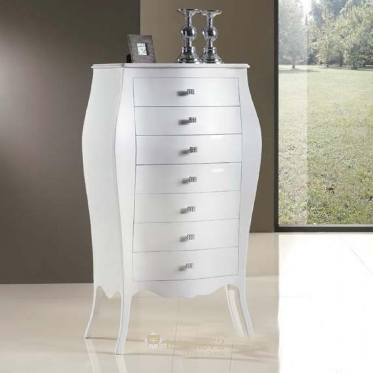 Settimini > settimino con cassetti in pelle modello rosy vendita ... Comodini e settimini